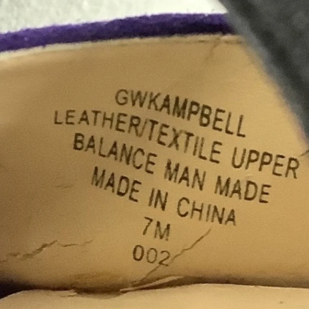 Guess GWKAMPBELL Purple Suede Elastic Platform Peep Toe Heels Mens 7M 002